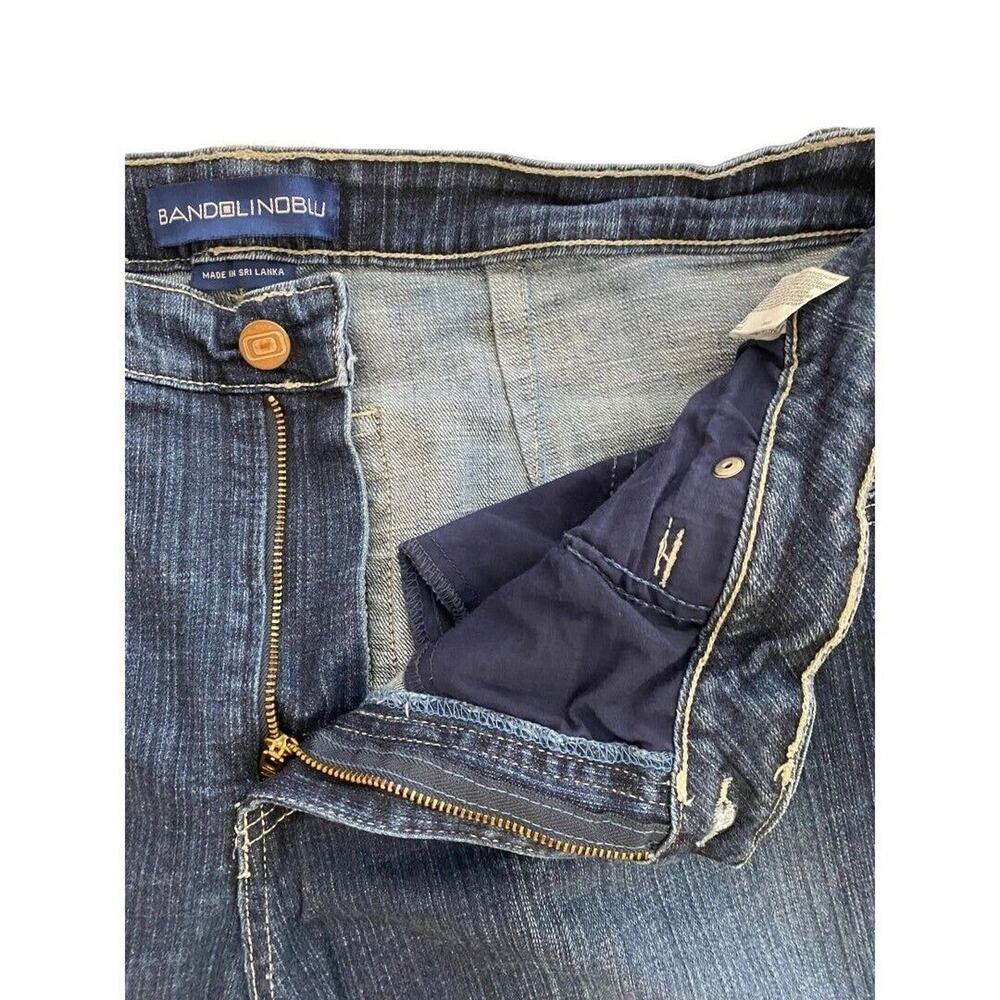 18W Bandolino Blu Jeans Cuffed Med Wash - Picture 7 of 7